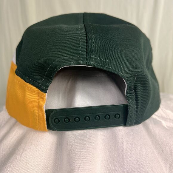 Vintage Green Bay Packers Logo 7 Splash Twill Snapback Cap Hat NFL Football - Picture 2 of 9
